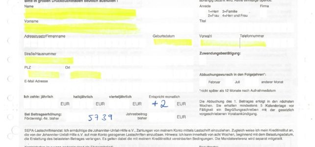 Beitragserhöhungen
