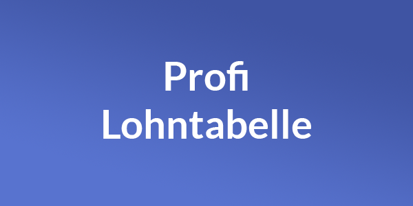 Profi Tabelle 2022