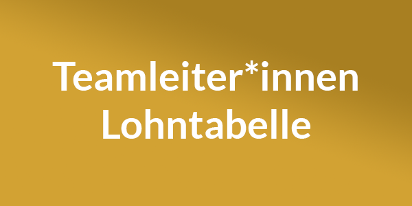 Teamleiter*innen Tabelle 2023